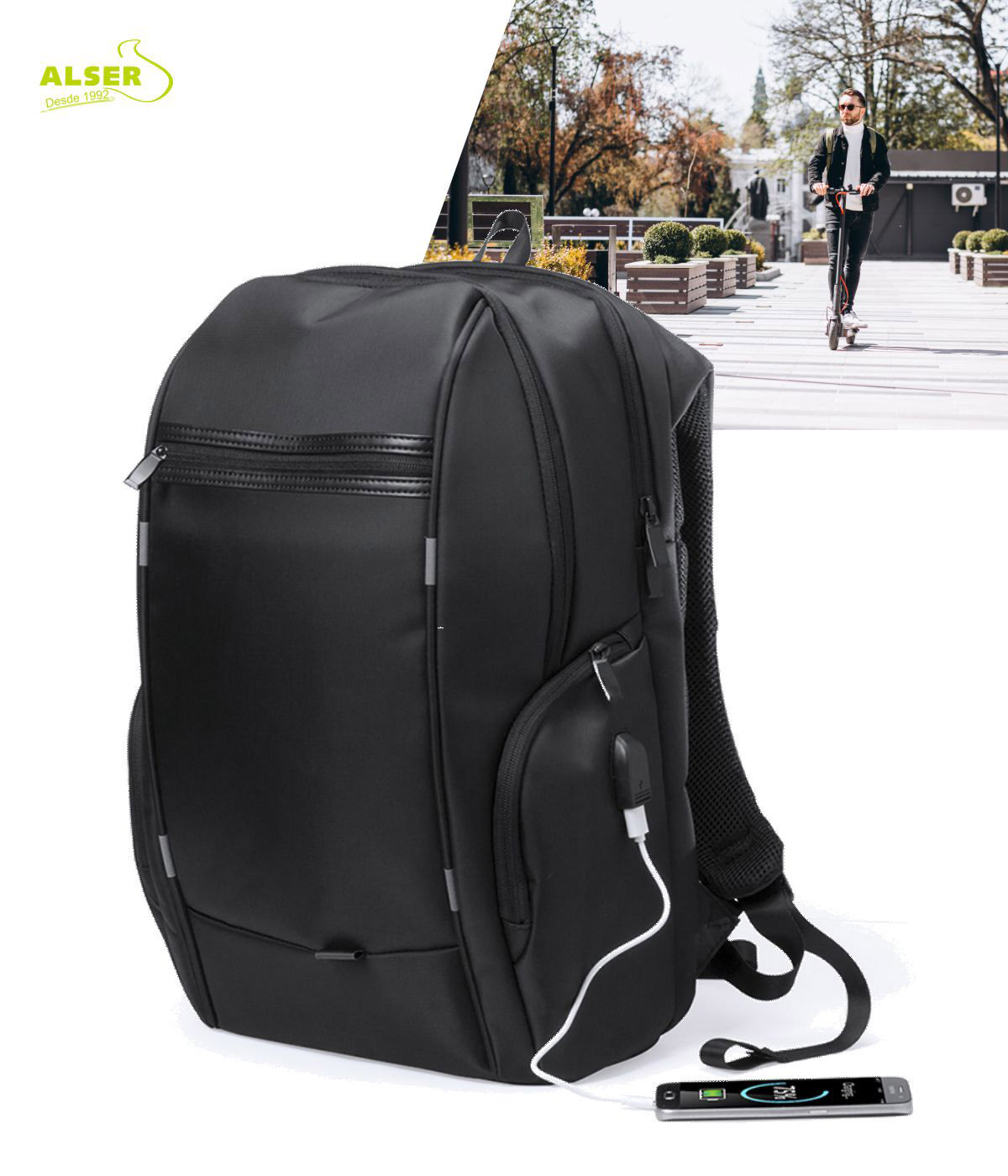 mochila para negocios personalizada